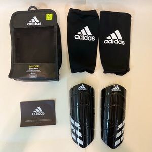 Adidas Soccer Ever Pro Slip In Shield With Sleeve Shin Guard S